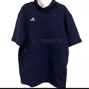 NWT Adidas hoodie Men's sweatshirt short sleeve with pockets size Medium
